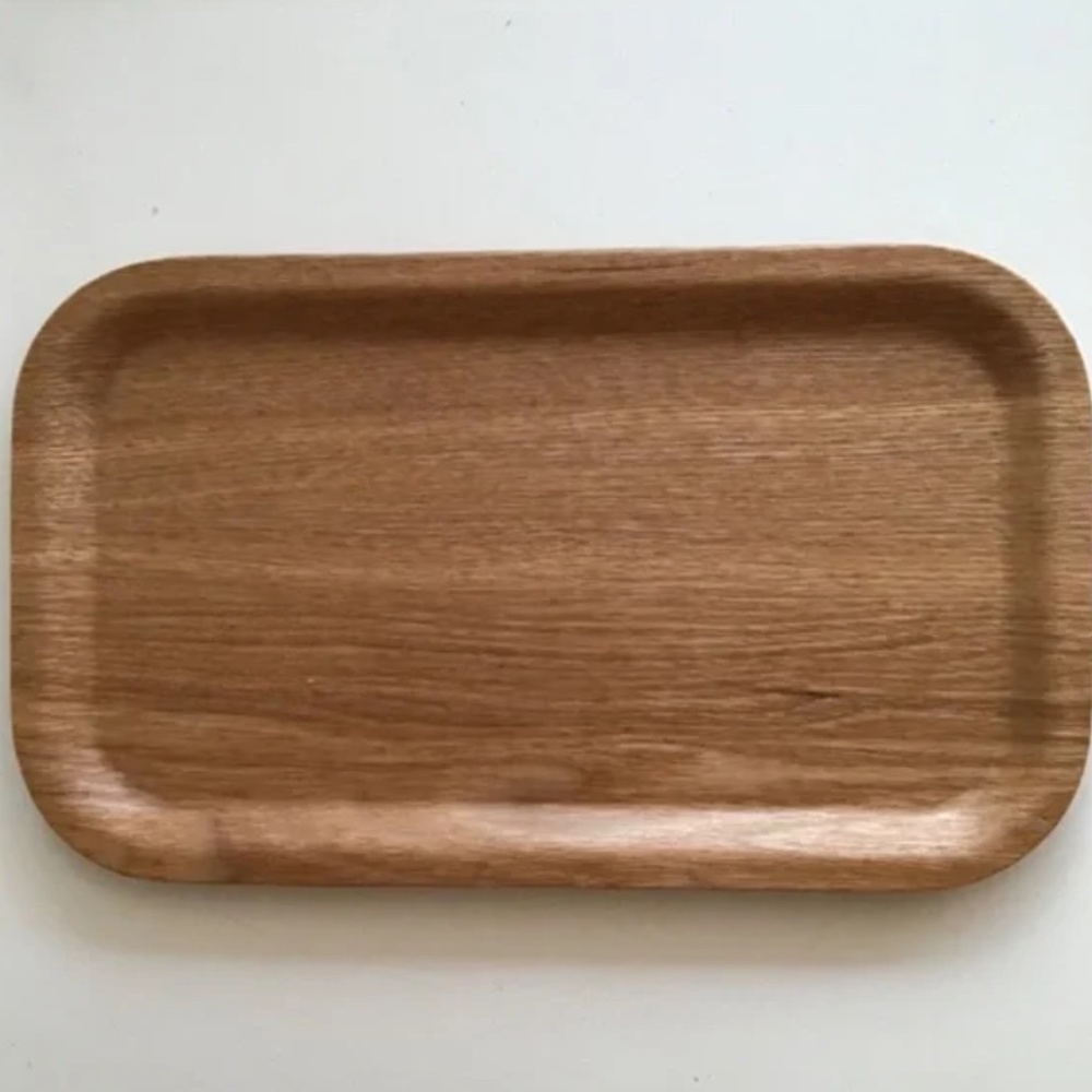 🌸 Rectangular Bamboo Tray - Brand New!